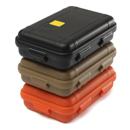 L/S Size Outdoor Plastic Waterproof Airtight Survival Case Container Camping Outdoor Travel Storage Box