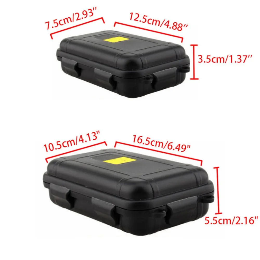 L/S Size Outdoor Plastic Waterproof Airtight Survival Case Container Camping Outdoor Travel Storage Box